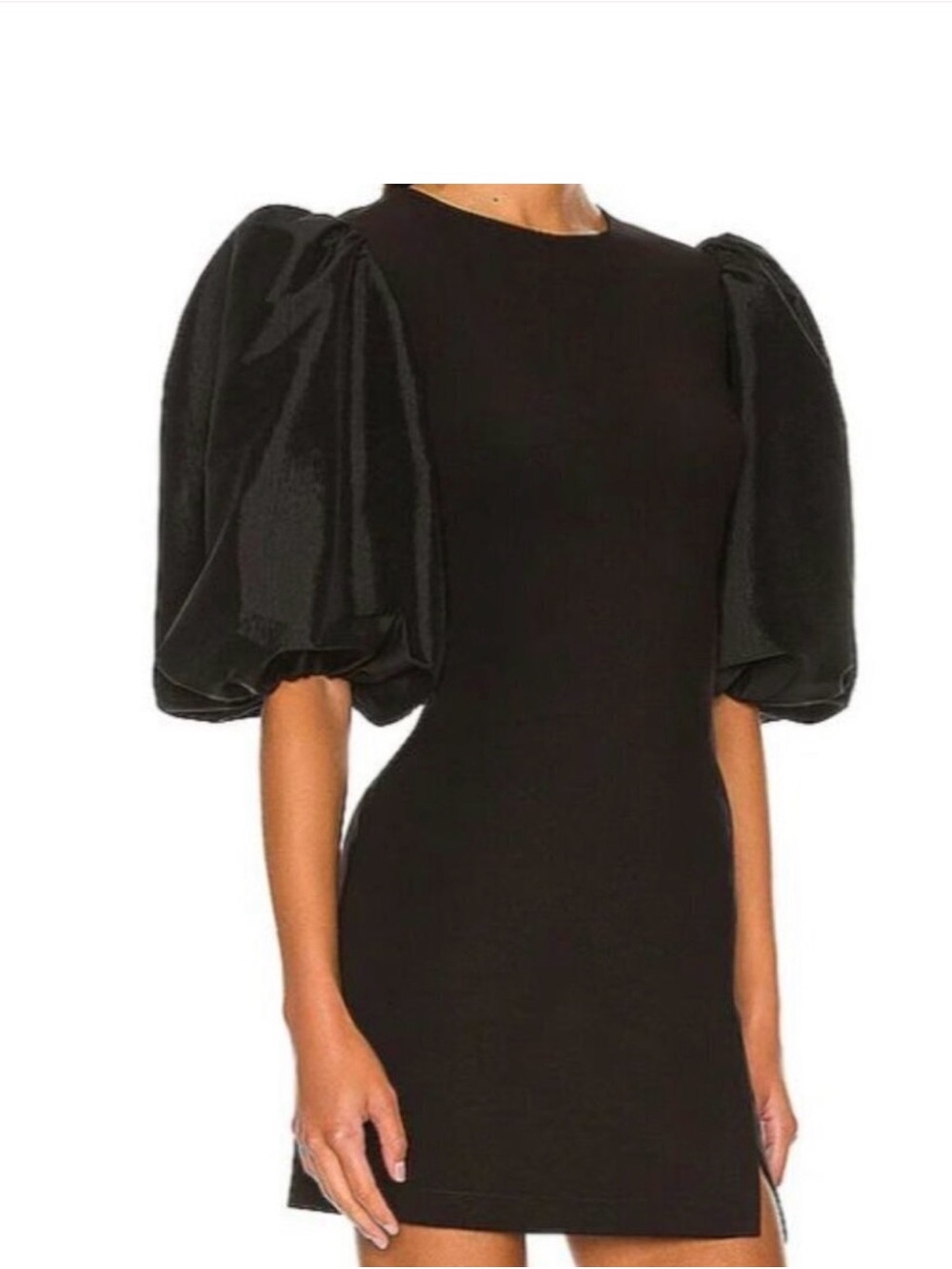 Likely Black Puff-Sleeve Mini Dress — Elegant Women's Cocktail Dress